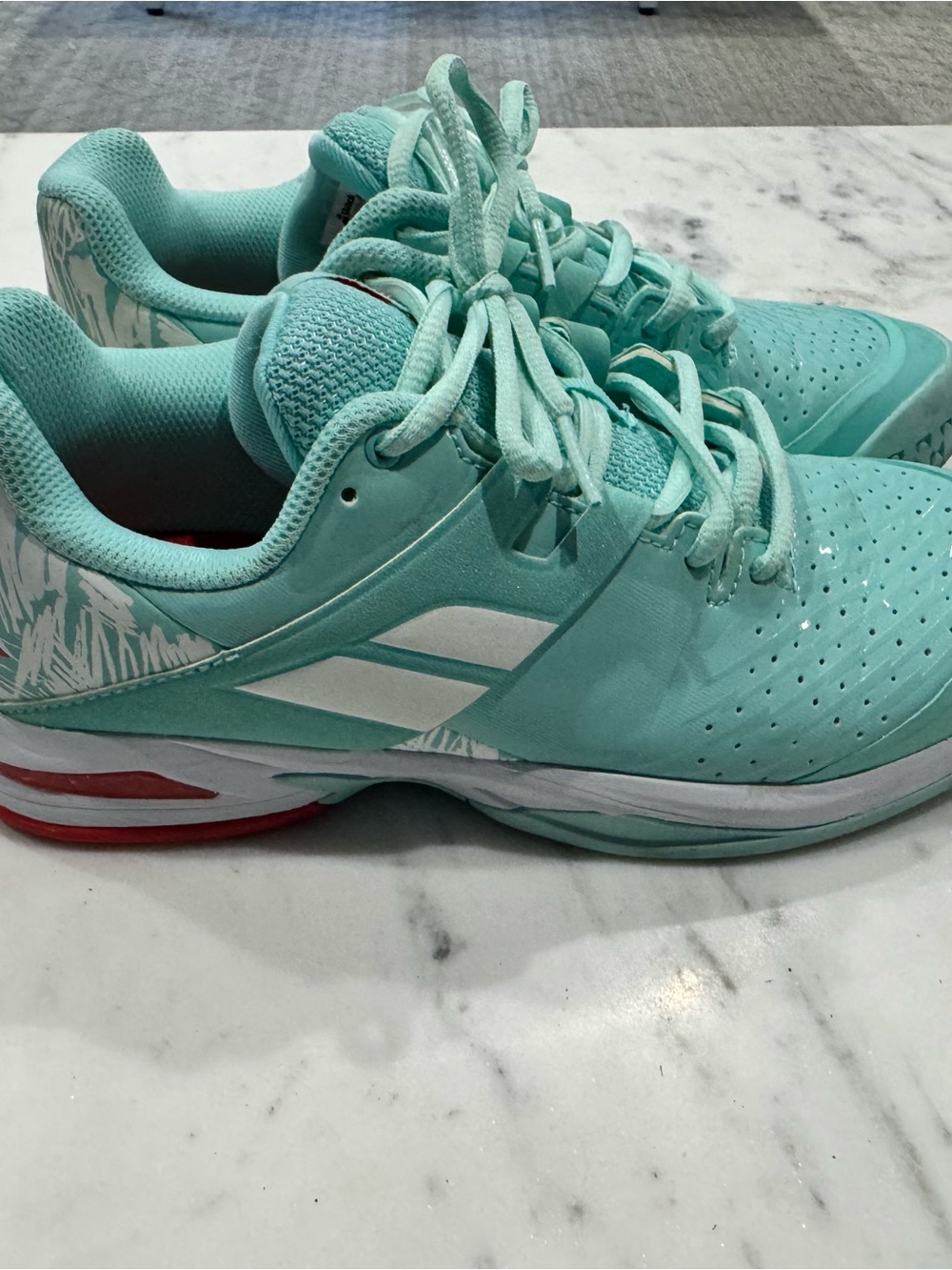 Women’s Babolat Tennis Sneakers in Light Teal